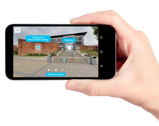 Virtual Tour on Mobile Phone